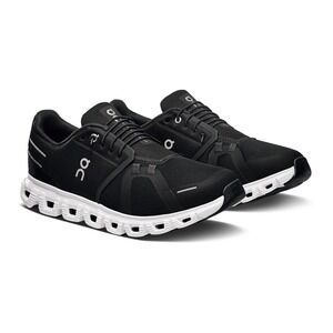 ON Cloud 6 Running Shoes Black White Men's Size 8.5 Lightweight Performance